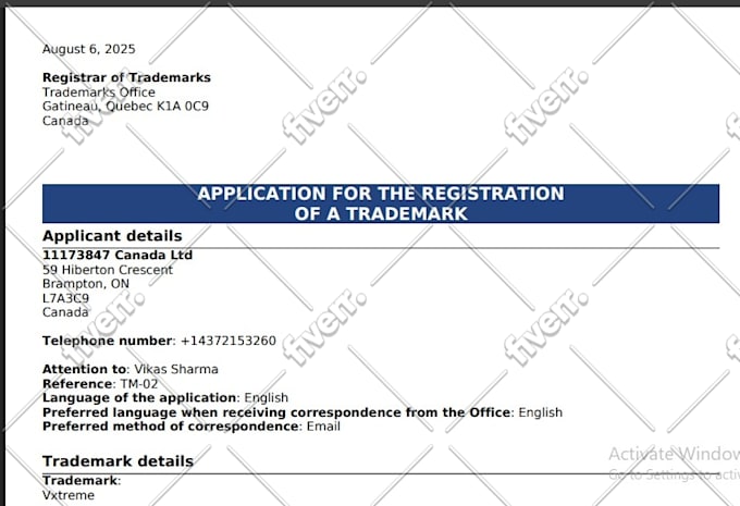 search, file, renew and register canada trademark