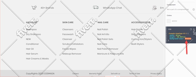develop and design an online store