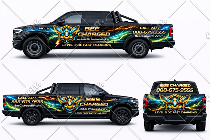 make awesome car wrap design, van wrap, and any vehicle wrap