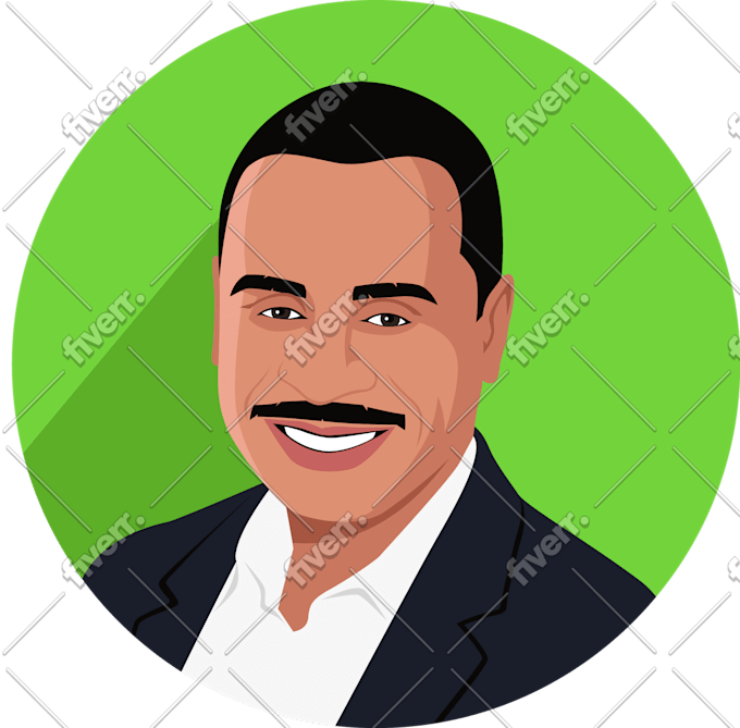 make your photo into a flat avatar in my style