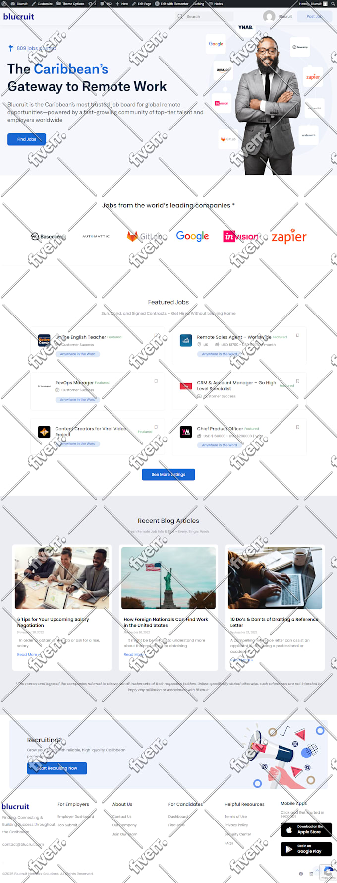 be expert wordpress dev, custom sites, fixes, and elementor pro page buder, divi