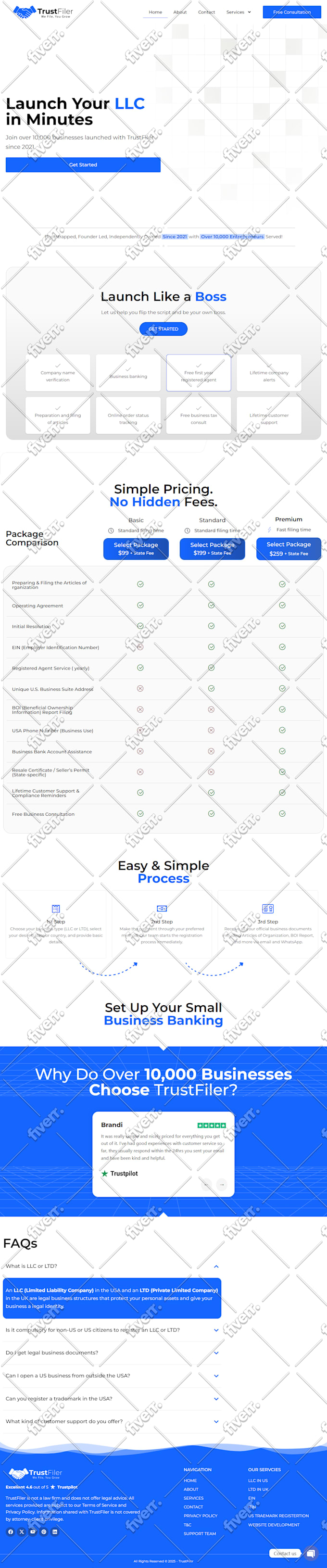 create responsive and professional wordpress landing page design