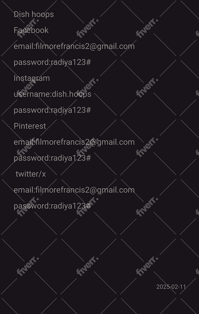 create social media accounts and setup