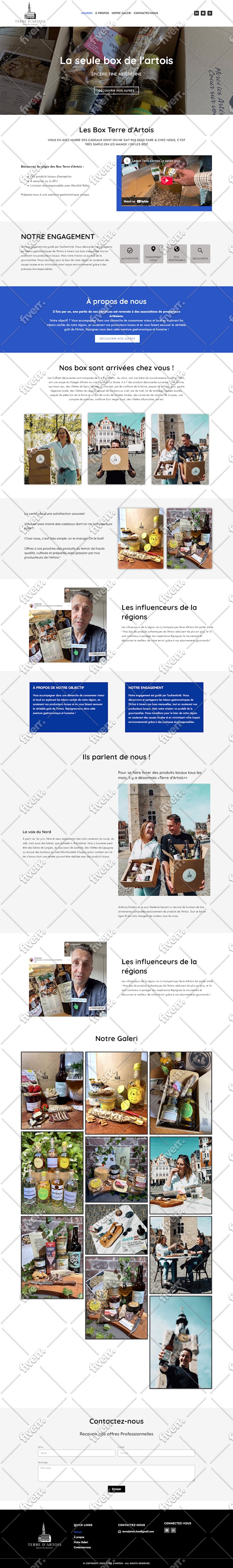 develop responsive  website design or blog site, web design