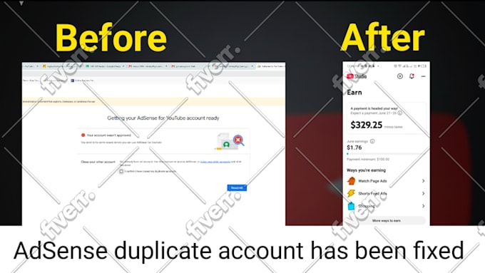 apply your channel for youtube monetization with  adsense