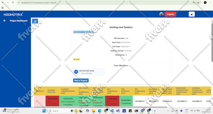 develop react js next js web app with tailwind css