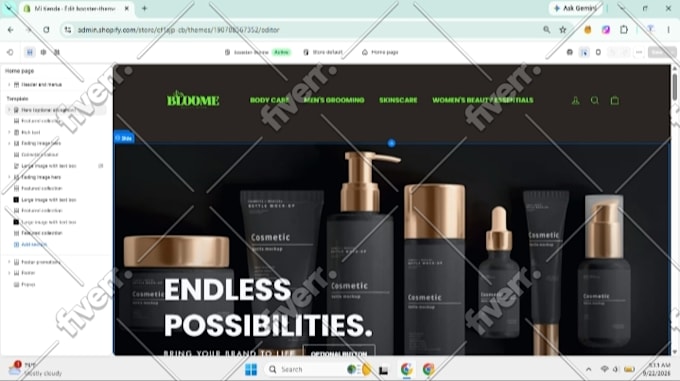 design or redesign your shopify store and dropshipping website