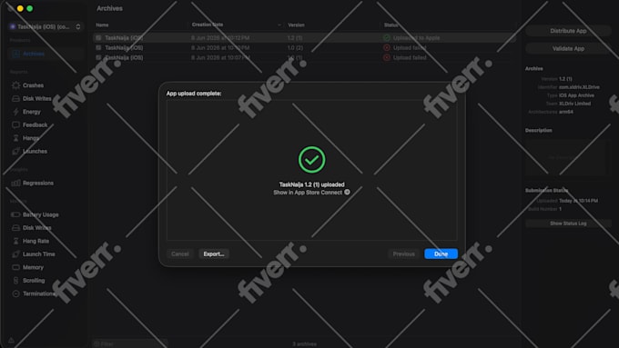 publish your ios app to the apple app store and testflight