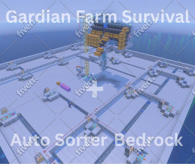 build automatic crop and mob farms in minecraft java and bedrock