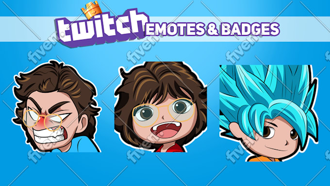 create twitch emote and sub badge