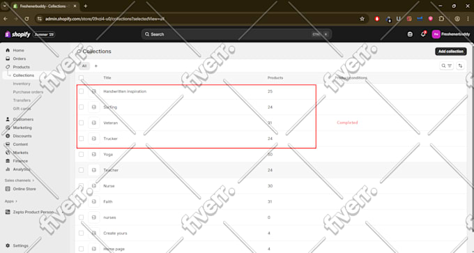 upload products on woocommerce or shopify or any other site