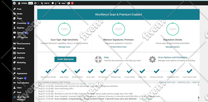 remove malware from wordpress website and hosting server