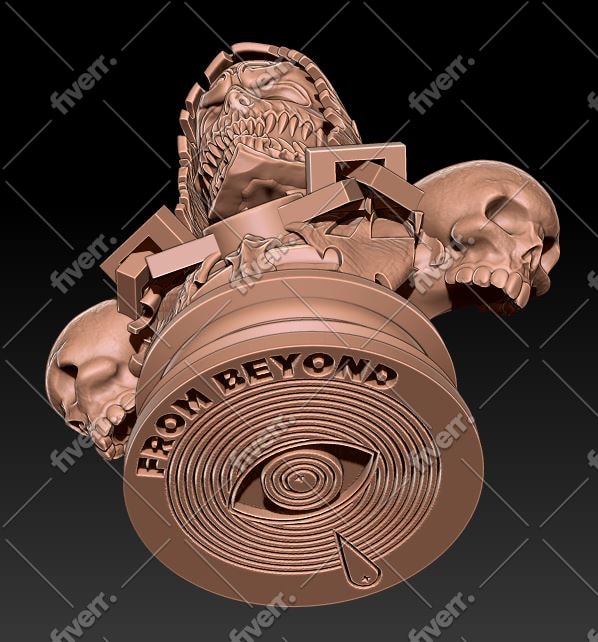 3d character bust ready to print