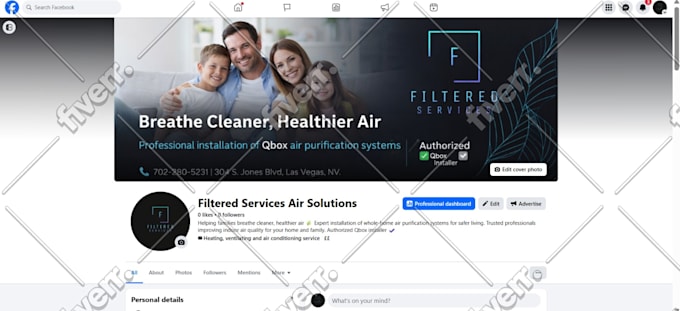 create and setup facebook business page