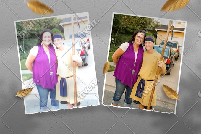 fix or enhance blurry and low quality photos or images