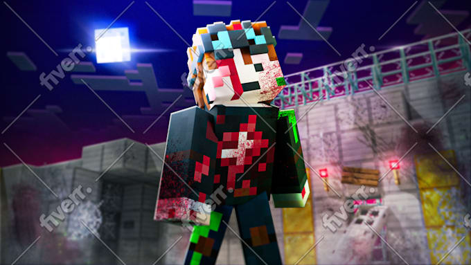make a beautiful minecraft thumbnail