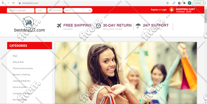 build you automated dropshipping website 9000 products