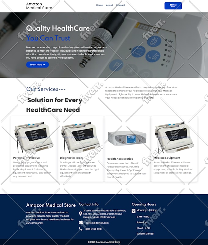 design responsive wordpress landing page with elementor, homepage design
