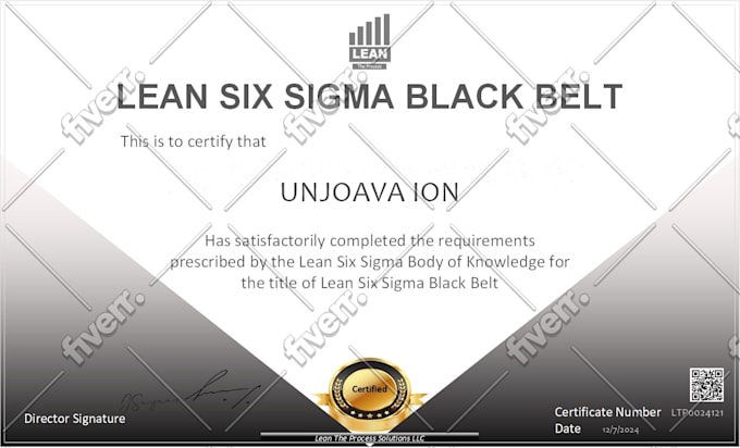 help in lean six sigma certifications