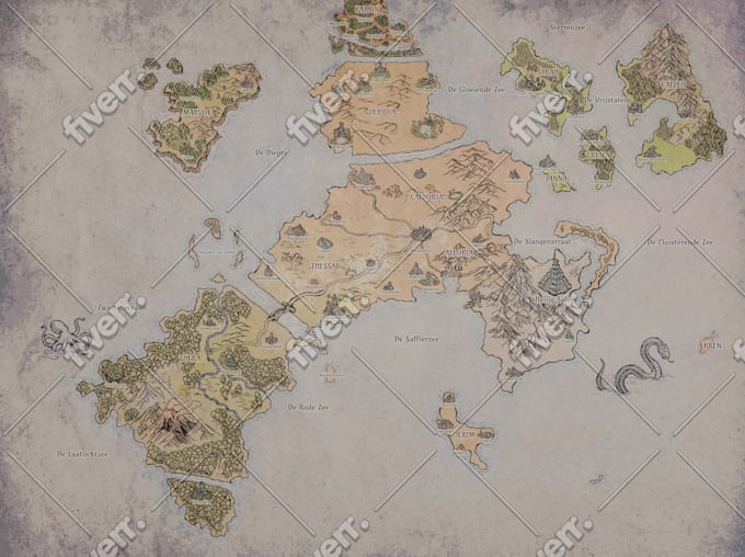 make a fantasy map for your dnd game