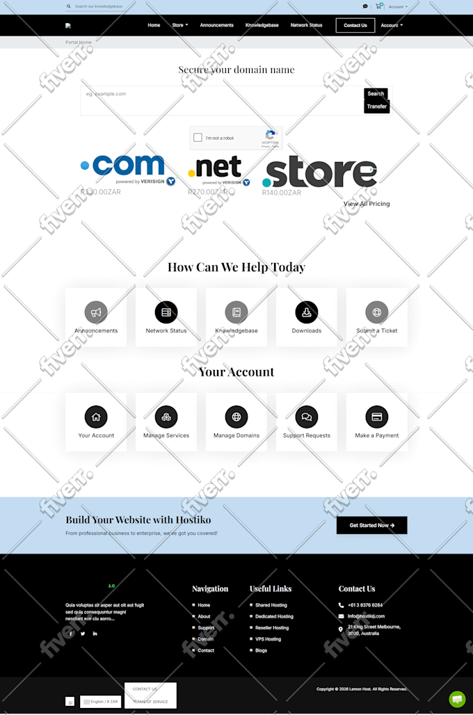 design professional automotive, car rental and dealership website