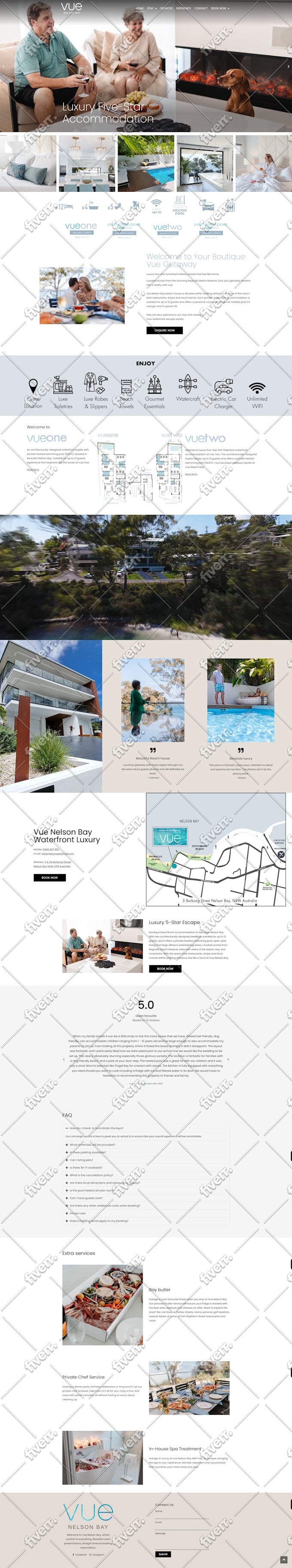 do custom website development, wordpress website as full stack developer