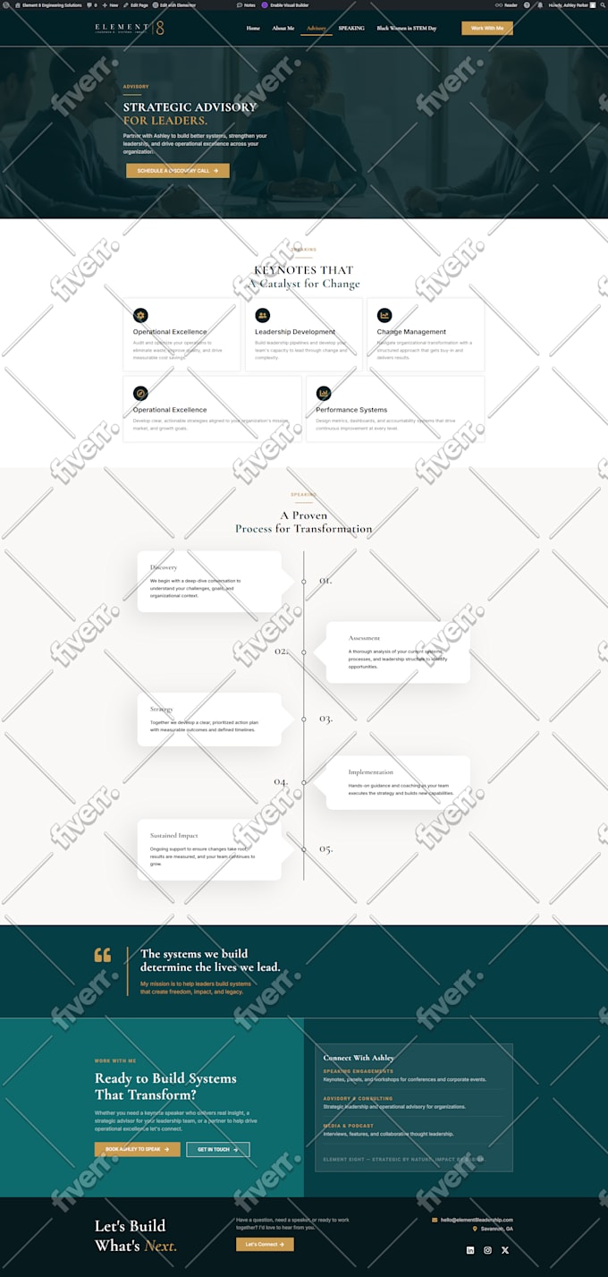 design or redesign your wordpress website with elementor pro