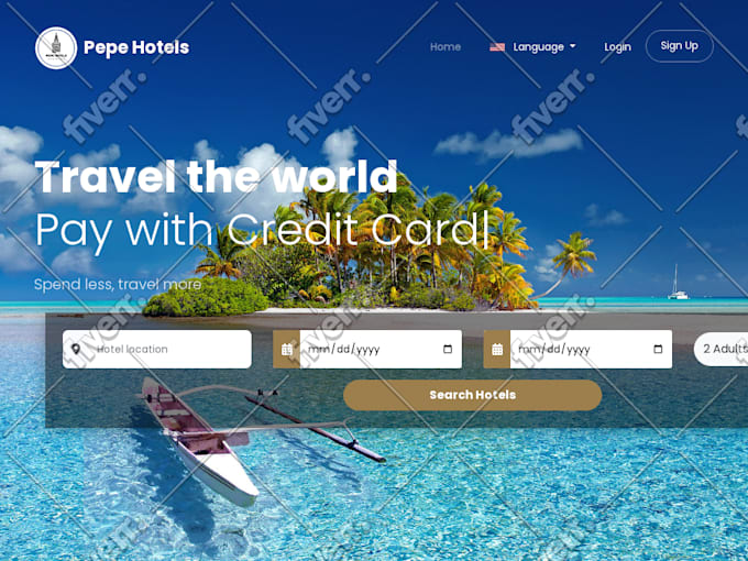 develop hotel, flight ,car ,travel booking website airbnb, expedia,skyscanner