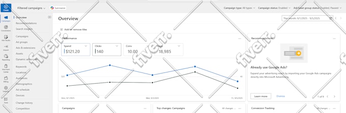 setup microsoft ads campaign, setup bing ads from scratch