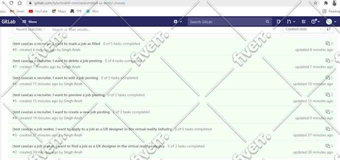 automate web UI test cases