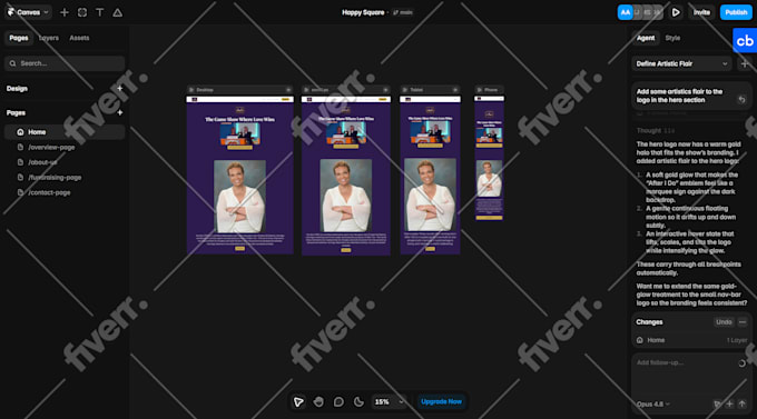 design and develop framer website convert figma to framer template update edit