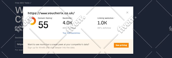 increase domain rating dr 60 on ahrefs