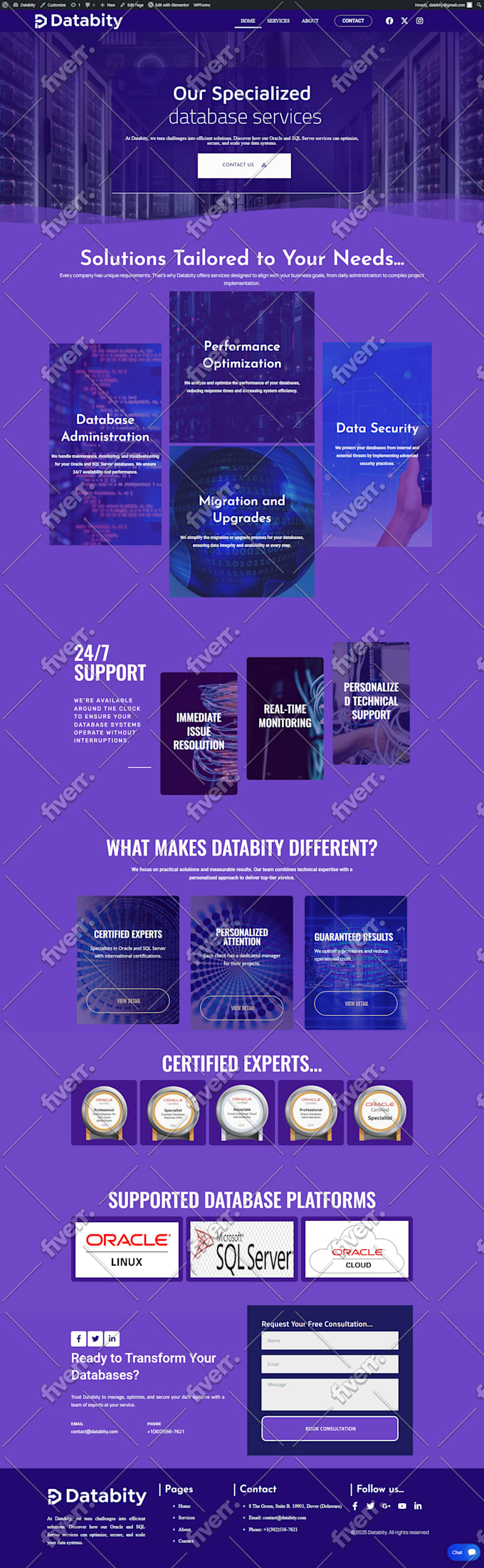 build wordpress website design, wordpress website development for your business