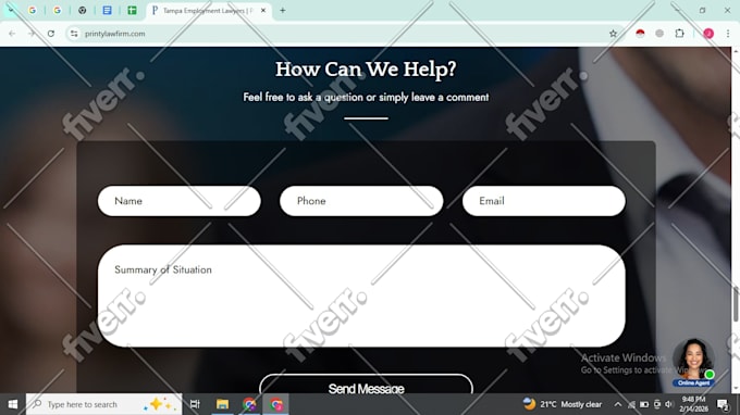 do contact us forms submission manually