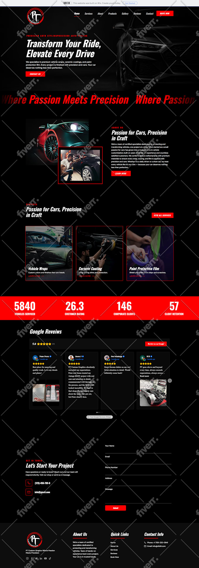 design wix website design redesign wix website wix studio website