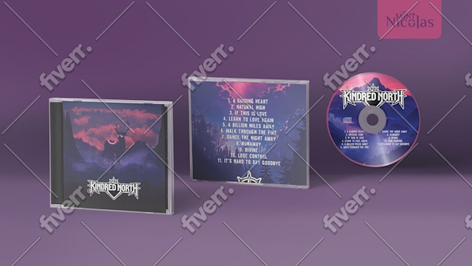 design unique album cover art for streaming and cd