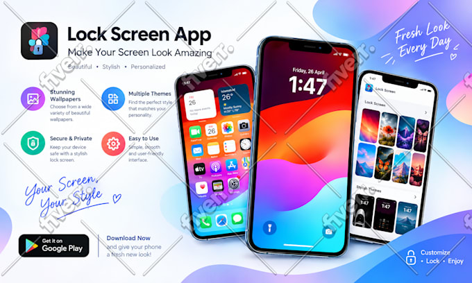 do mobile app development for android, ios app creation as flutter developer