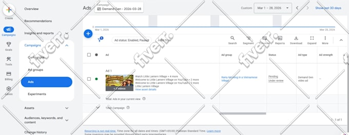 setup, manage your google ads