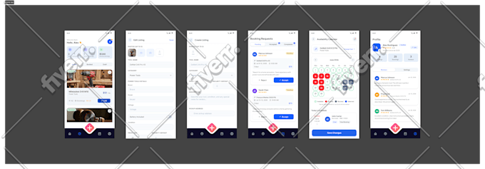 do mobile app ui ux design in figma for ios, android and saas apps