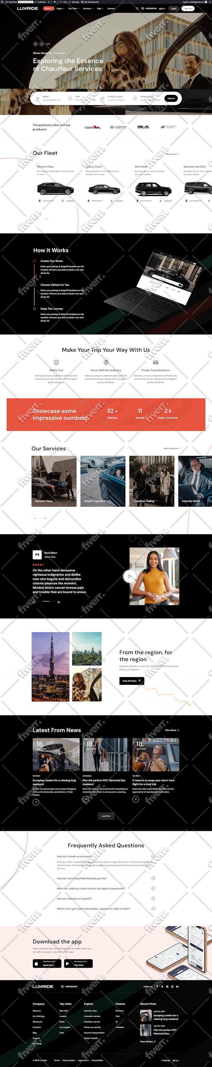 install wordpress theme and customize wordpress website