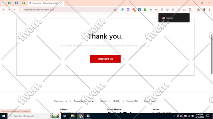 do contact us forms submission manually