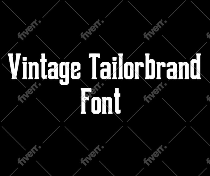 design a professional custom font for your brand or project