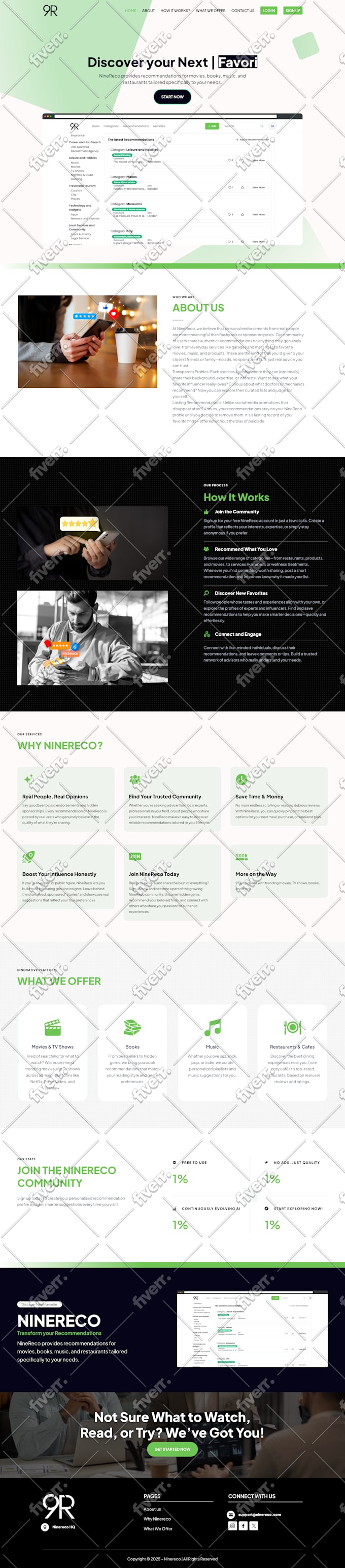 do construction, interior, real estate or remodeling website