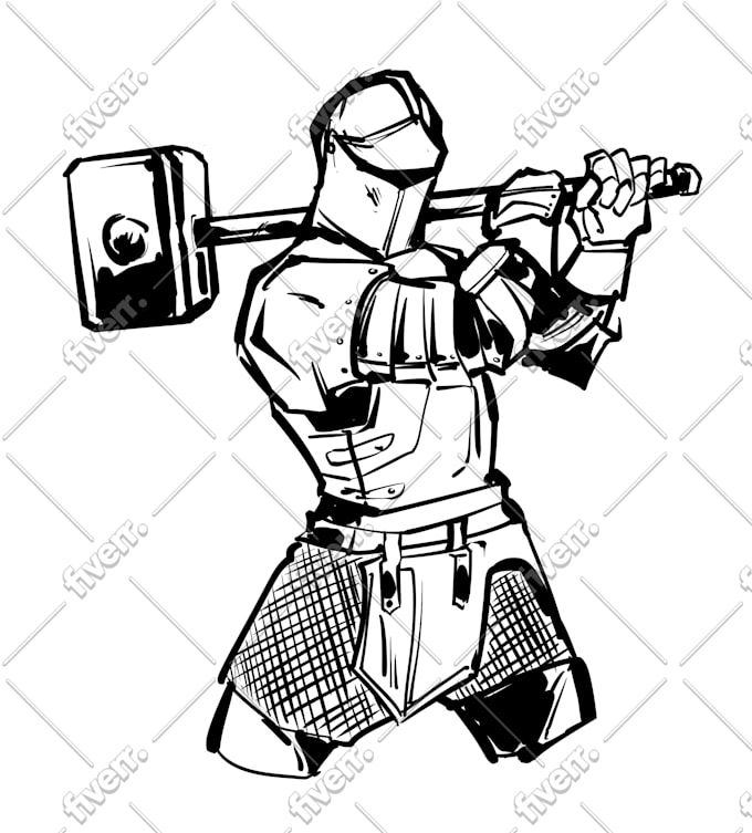 sketch any character in any way