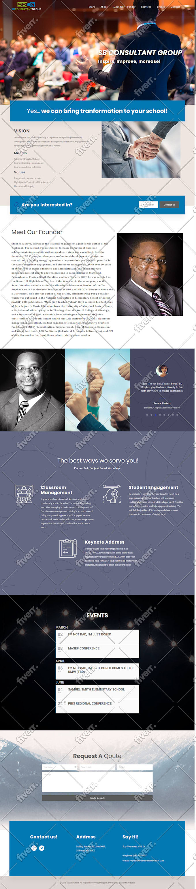 develop you responsive website