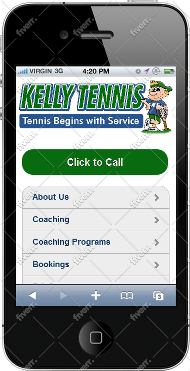 create a professional MOBILE website which will be compatible with all smartphones and tablets