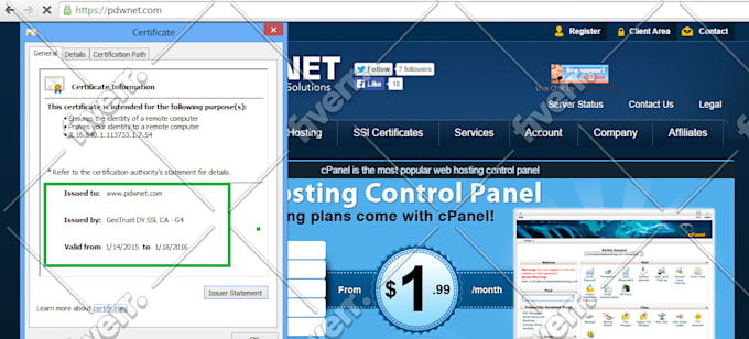 install ssl, configure or setup ssl certificate
