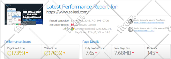do wordpress website speed up to 80 and do seo in 4 hours