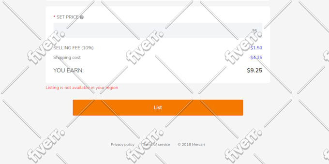 want to work as a virtual assistant for crosslist your items