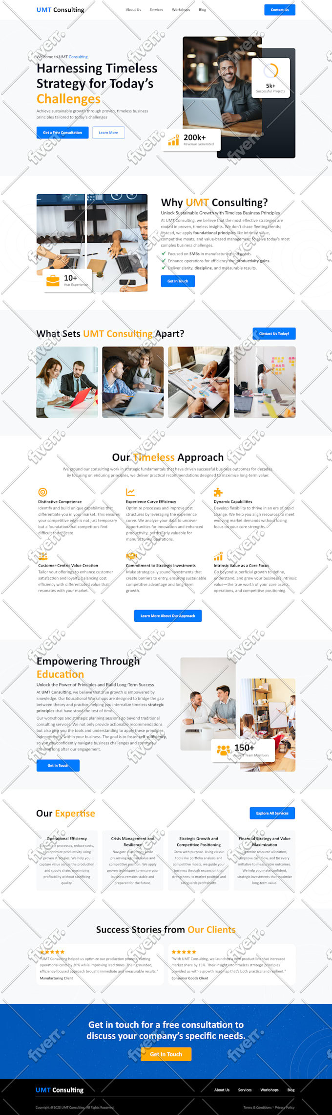 design modern and responsive website in figma